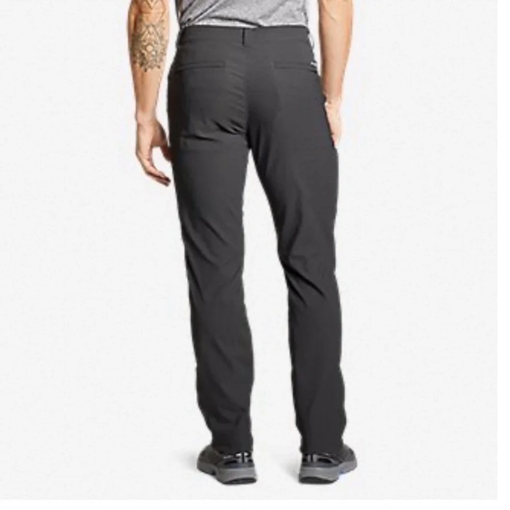 Eddie Bauer Horizon Guide Pants Mens‎ 32x30 Black Stretch Cargo Hiking D3353282